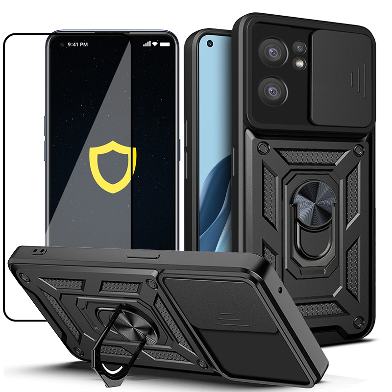 

Etui Pancerne Camring Do Oppo Reno 7 5G Szkło