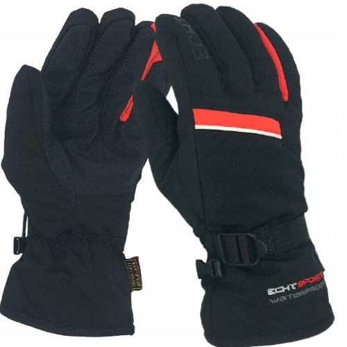 OCIEPLANE RĘKAWICE SPORTOWE WODOODPORNE TERMICZNE ZIMOWE NARCIARSKIE CIEPŁE