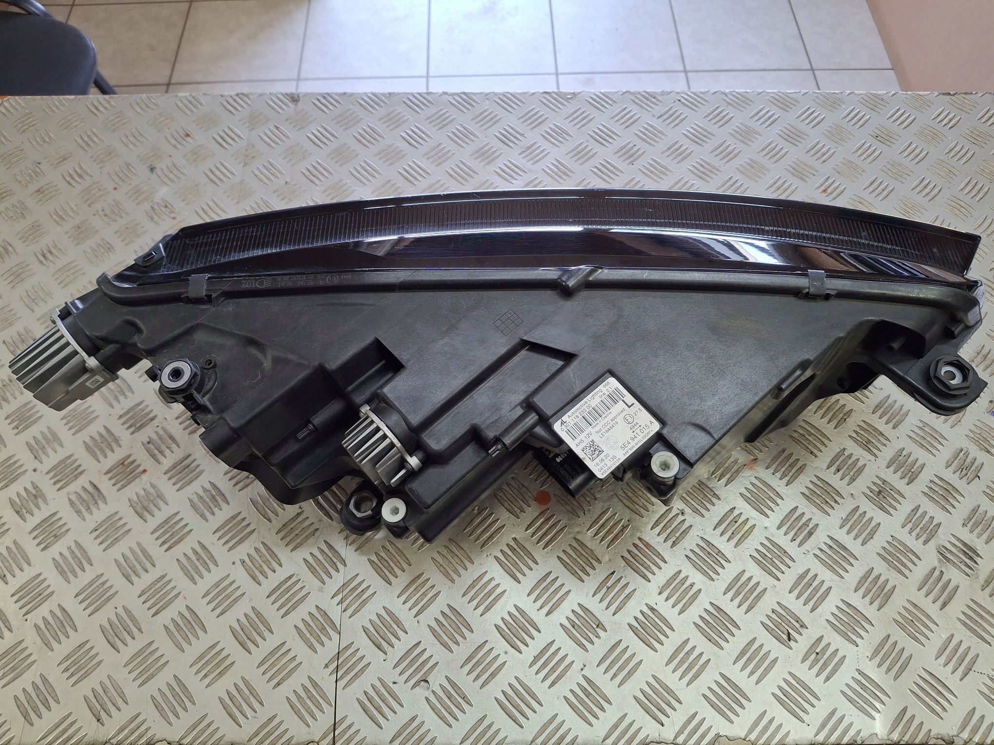 light left front FULL LED CRYSTAL SKODA OCTAVIA IV 2019R->