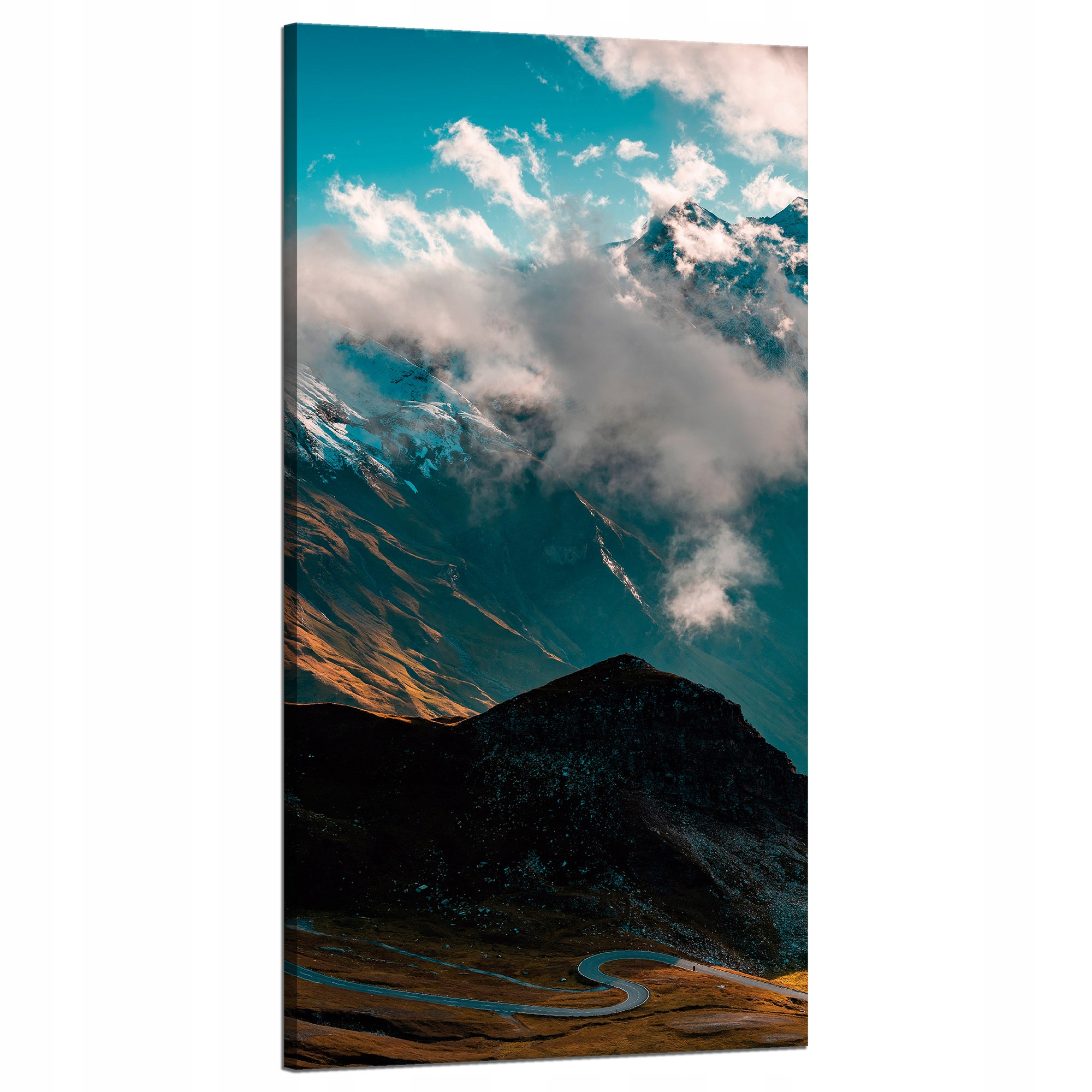 Obraz na plátně Sněhové hory Vrcholy mraků Příroda 60x120 cm