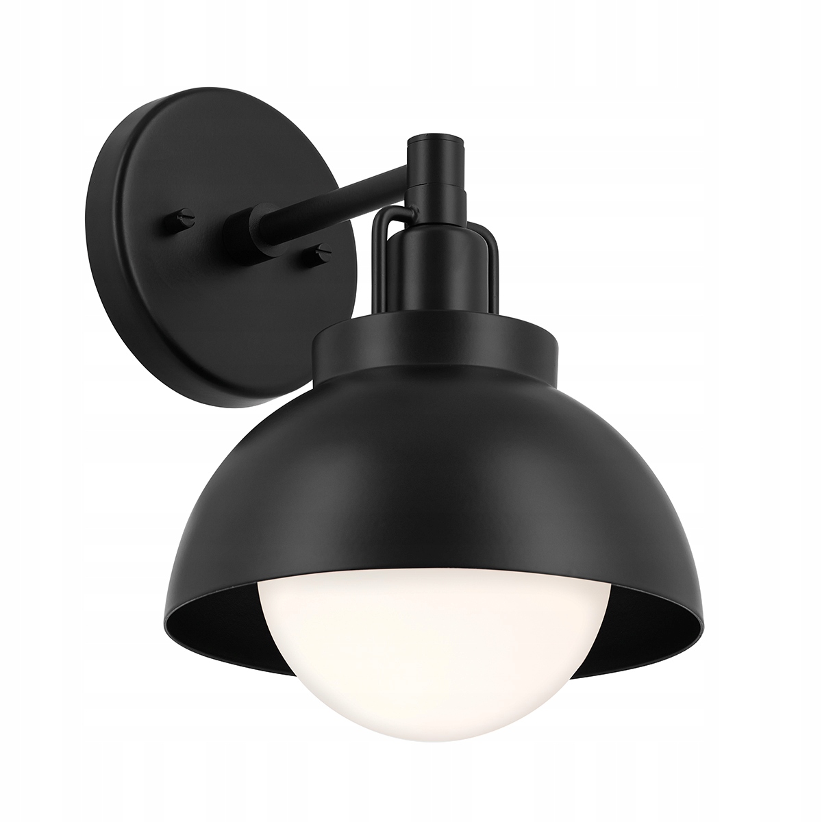 Víceúčelová závěsná lampa loft černá bílá kulatá Kichler