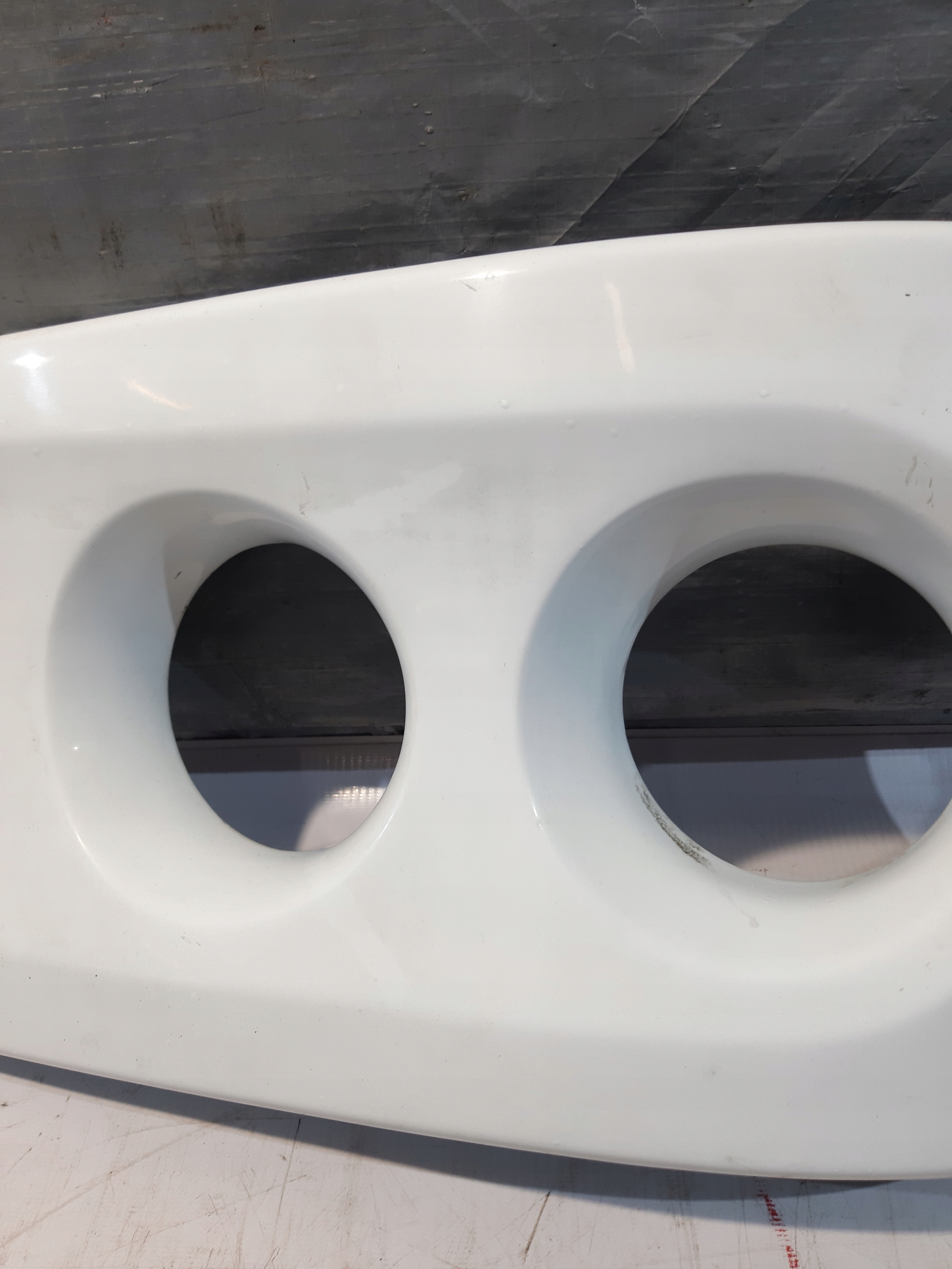 frame OPRAWA bonnet hood lights left front AUTOBUS ISUZU TURQUOISE