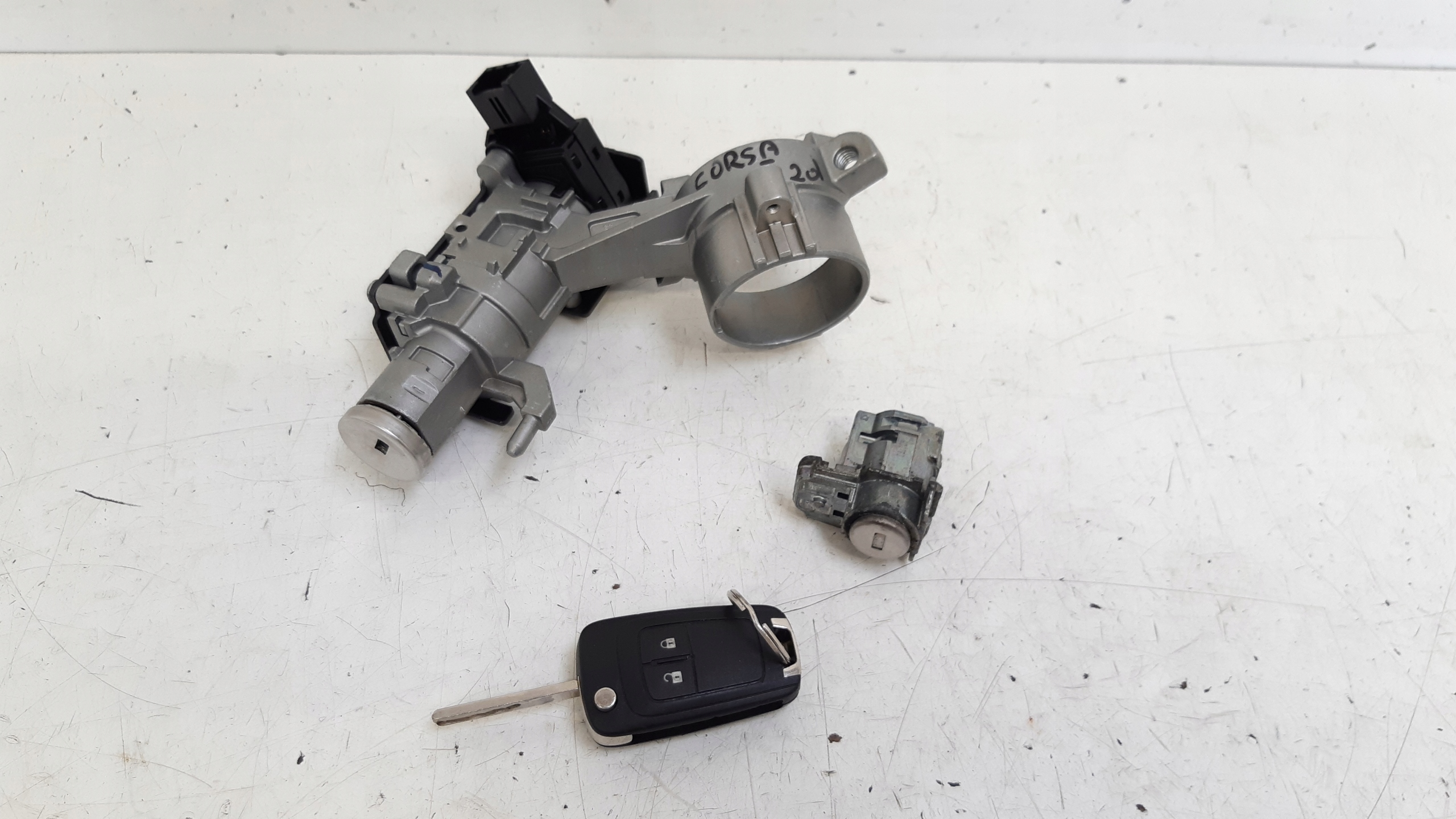 ignition lock cylinder key kpl Opel Corsa E