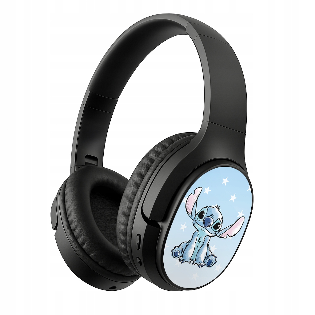 Sluchátka do uší Stitch černá pro dívku
