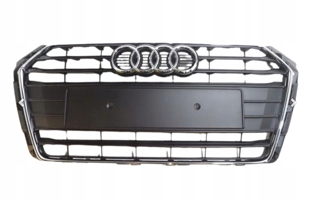 ATRAPA CHŁODNICY GRILL PRZÓD PRZEDNI AUDI A4 B9 CZARNY CHROM ORYGINAŁ ASO