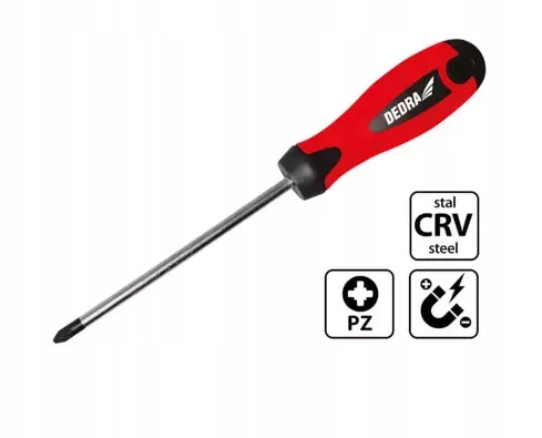 

Wkrętak płasko-krzyżowy Dedra 06A026 PZ2x150mm