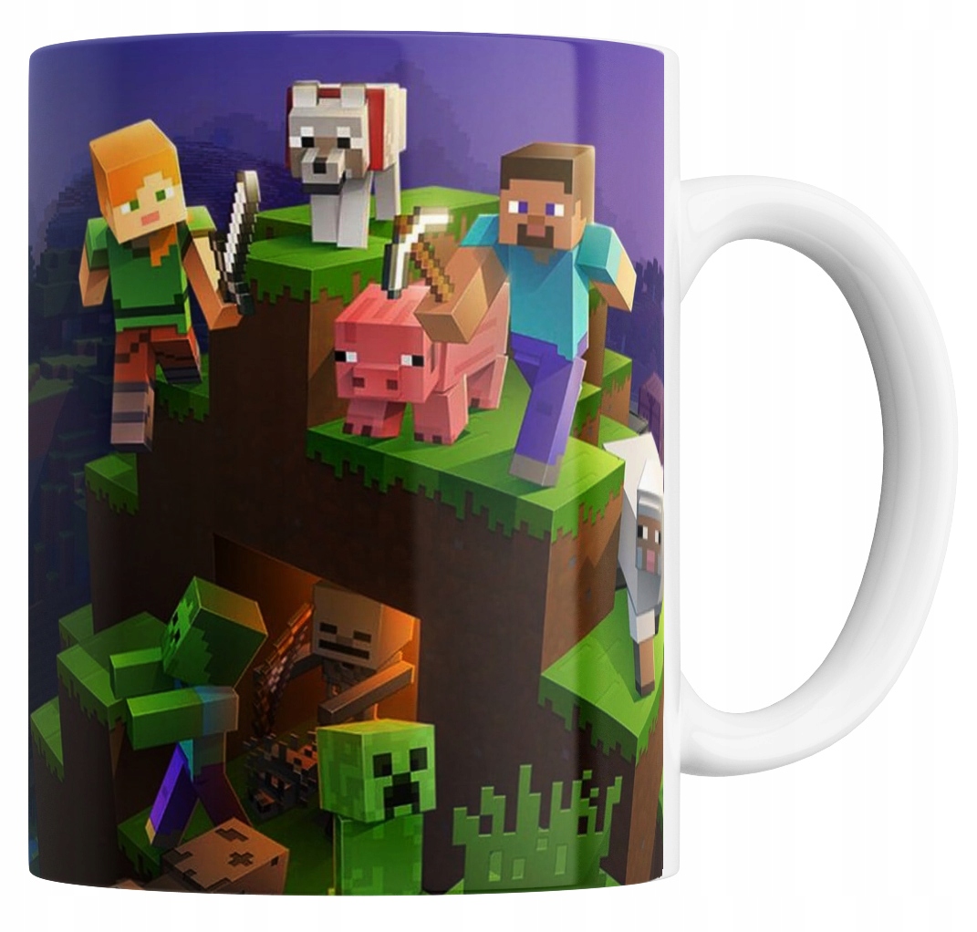 

Kubek Z Nadrukiem Minecraft Z Imieniem