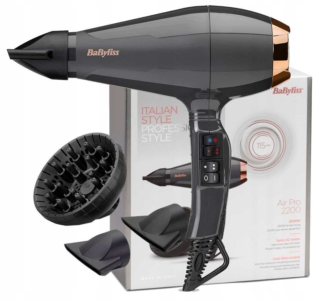 Vysoušeč Vlasů Babyliss Air Pro 2200 Černý