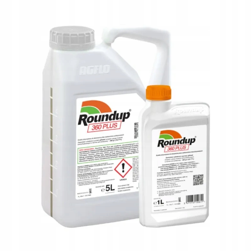 Zestaw Roundup 360 Plus 5L 1L Bayer
