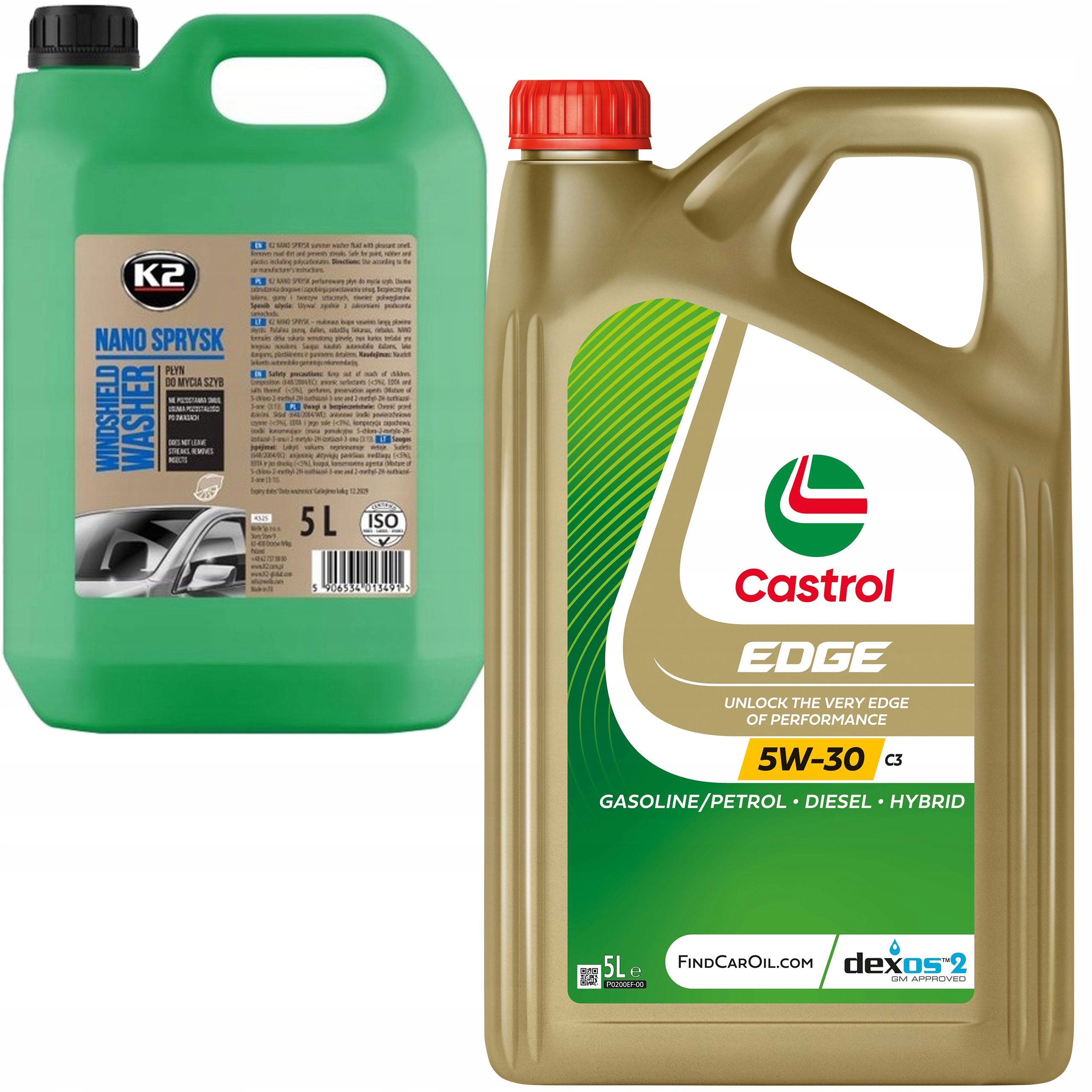 Olej Castrol Edge 5W-30 C3 5L K2 Nano sprej 5L