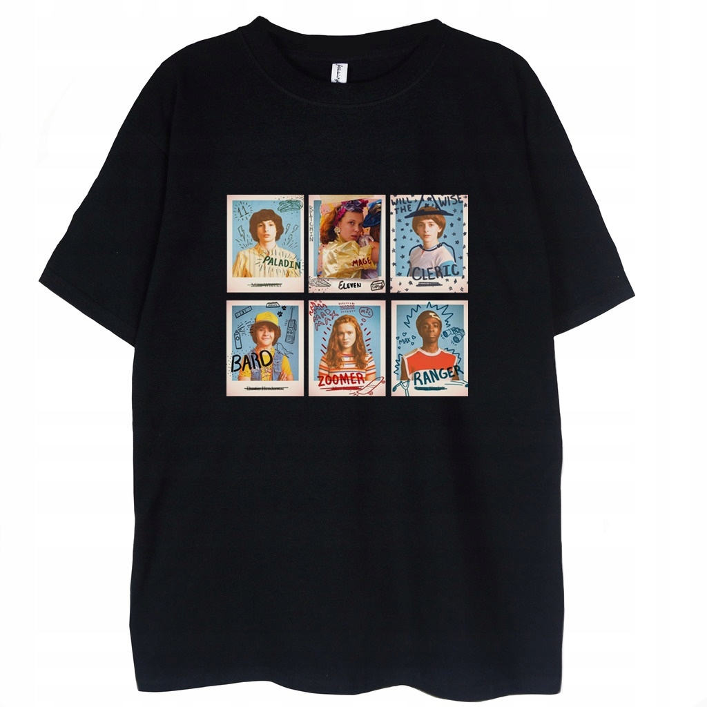 

T-shirt Stranger Things Photos czarna koszulka Xs