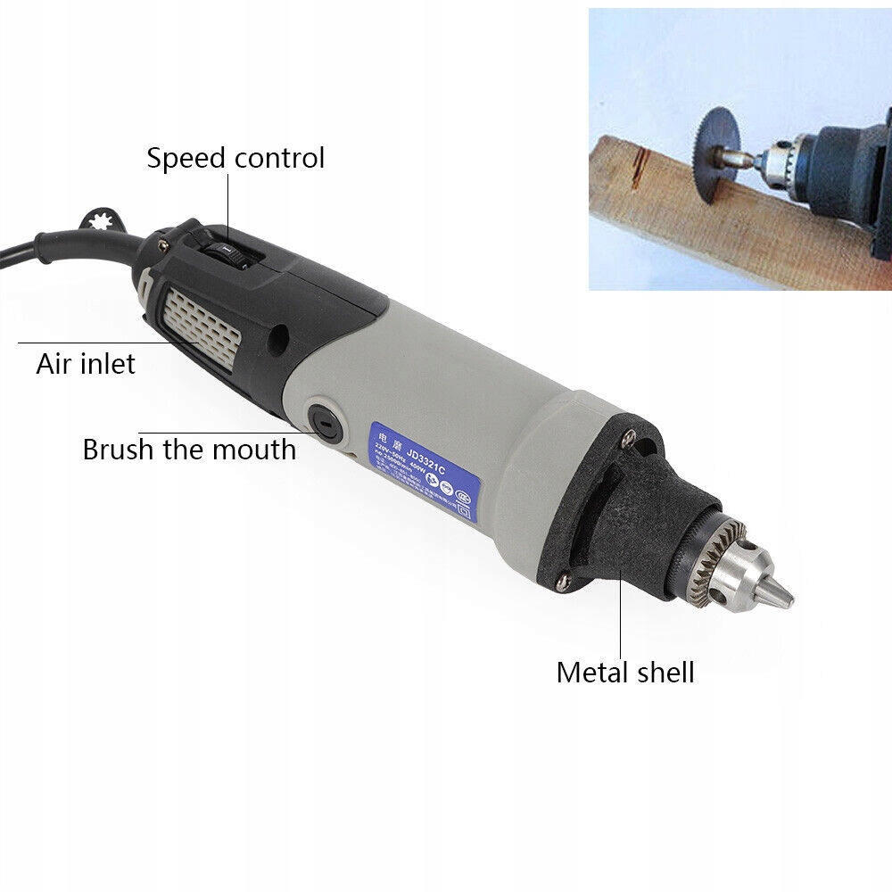 Elektryczna szlifierka o mocy 400W z 6 biegami EAN (GTIN) 7311662548940