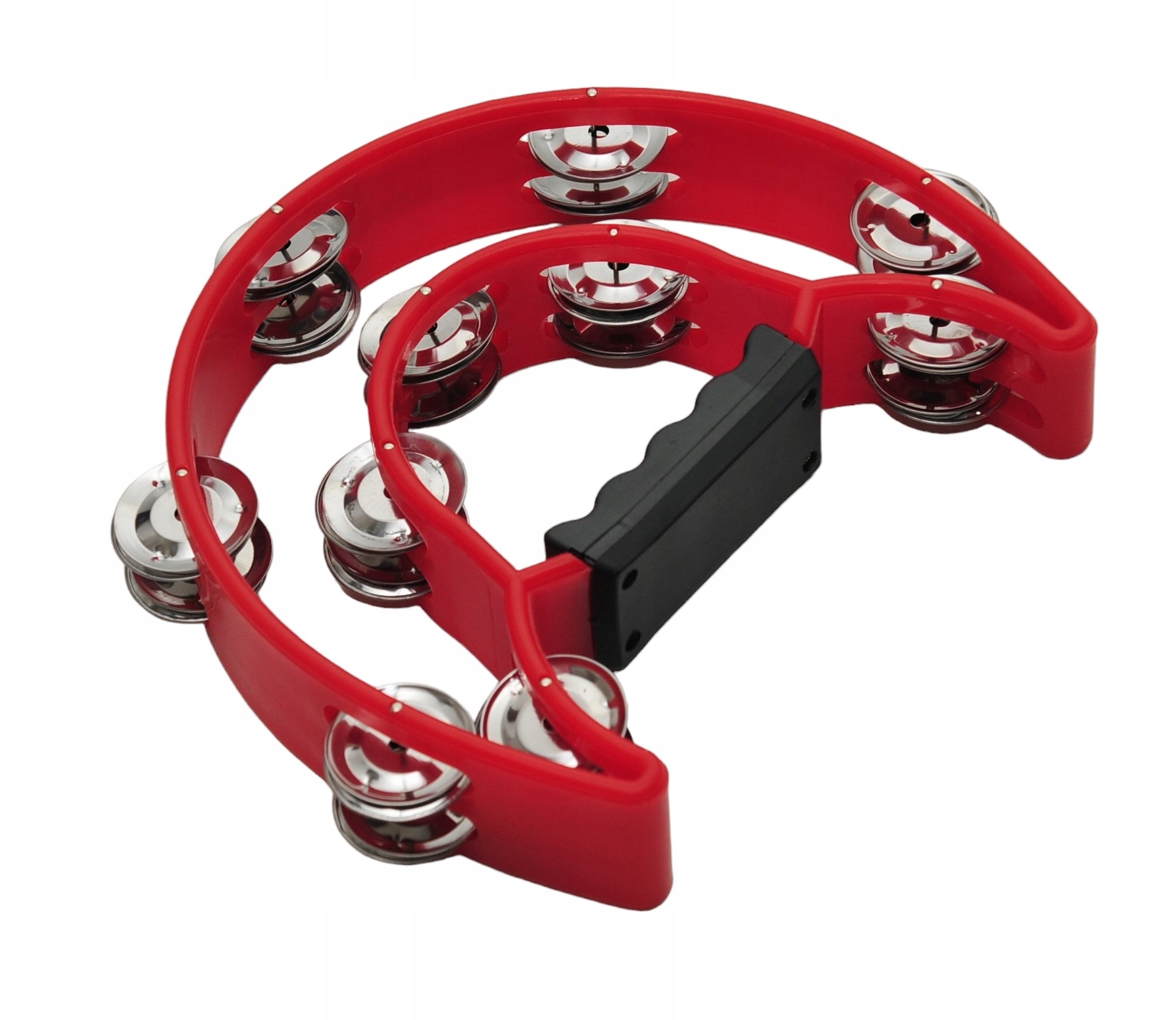 CZERWONY TAMBURYN 20-PAR DZWONKÓW AMBRA TB-01