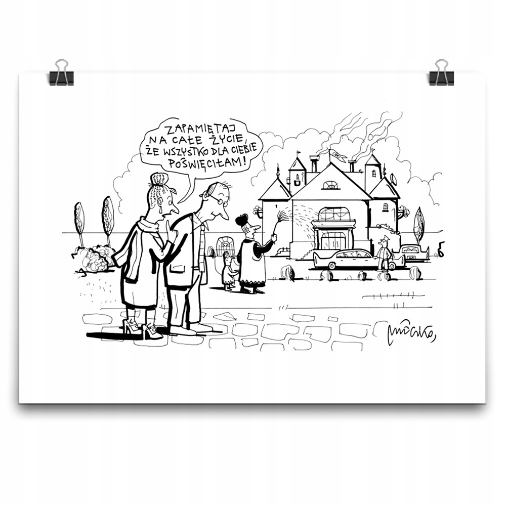 PLAKAT PREZENT NA ROCZNICĘ POŚWIĘCIŁAM A.MLECZKO