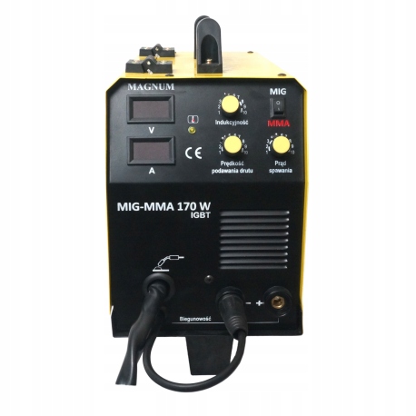 Spawarka MIGOMAT MIG 170 W MMA IGBT MAGNUM ZESTAW Kod producenta MIG-MMA 170 W