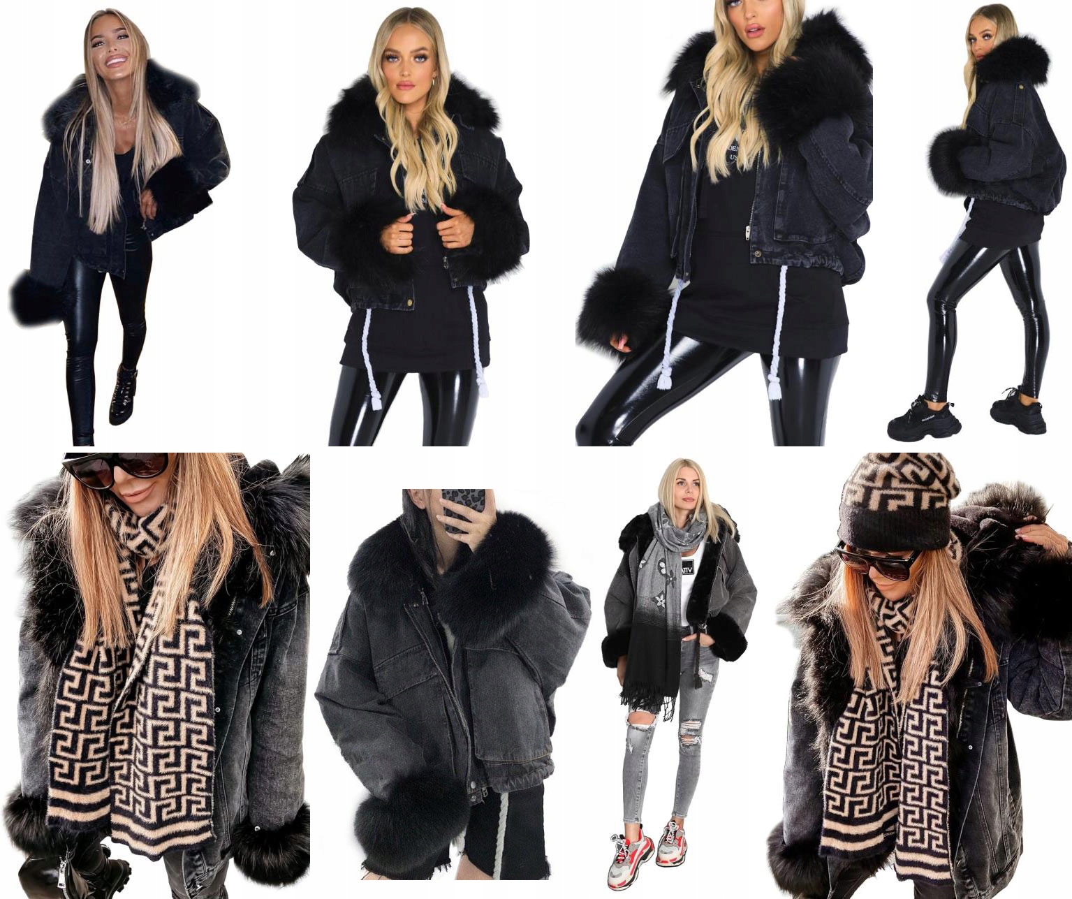 

Kurtka Jeansowa Z Futerkiem Katana Futerko Miś U