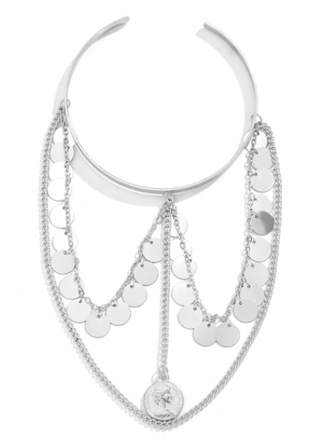 BIŻUTERIA BRANSOLETKA OZDOBA NA RAMIĘ ŁAŃCUSZEK v3