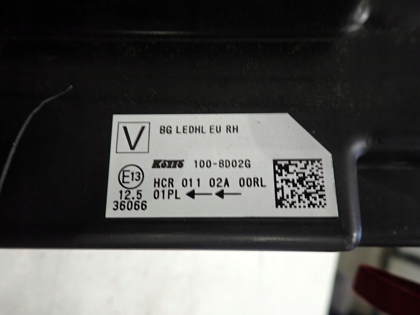 light front right NISSAN QASHQAI III J12 FULL LED 21- 100-8D02G