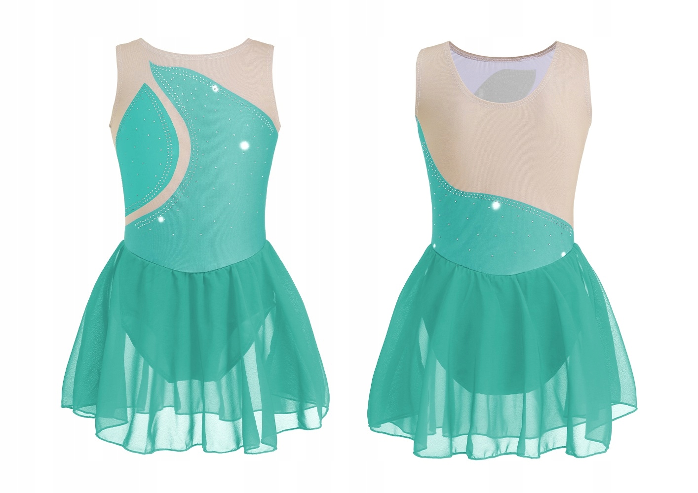 Baletní Body S Tylovou Sukní, Taneční Kostým Na Balet, Velikost 120