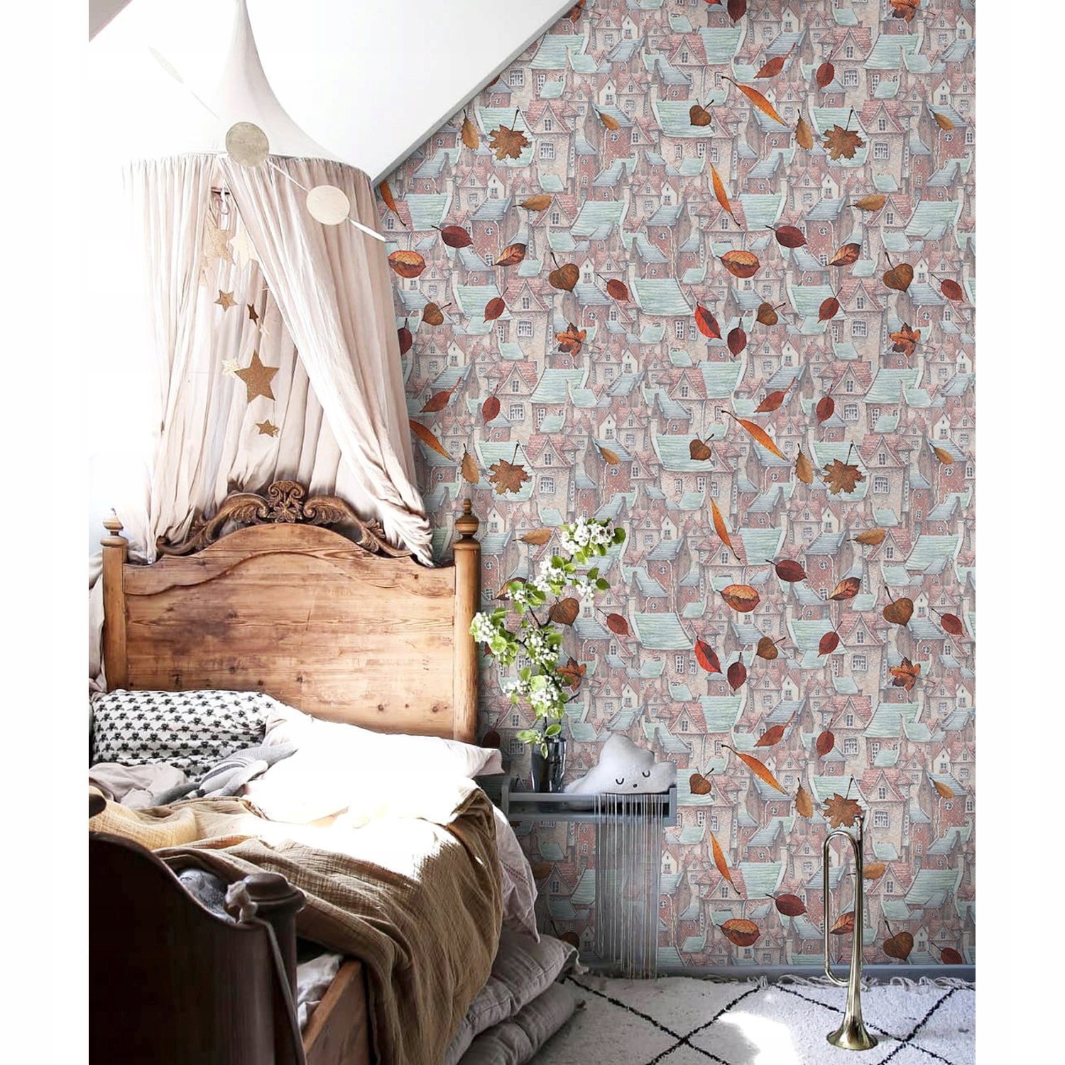 

Fototapeta na ścianę Jesień stare miasto 250x250cm