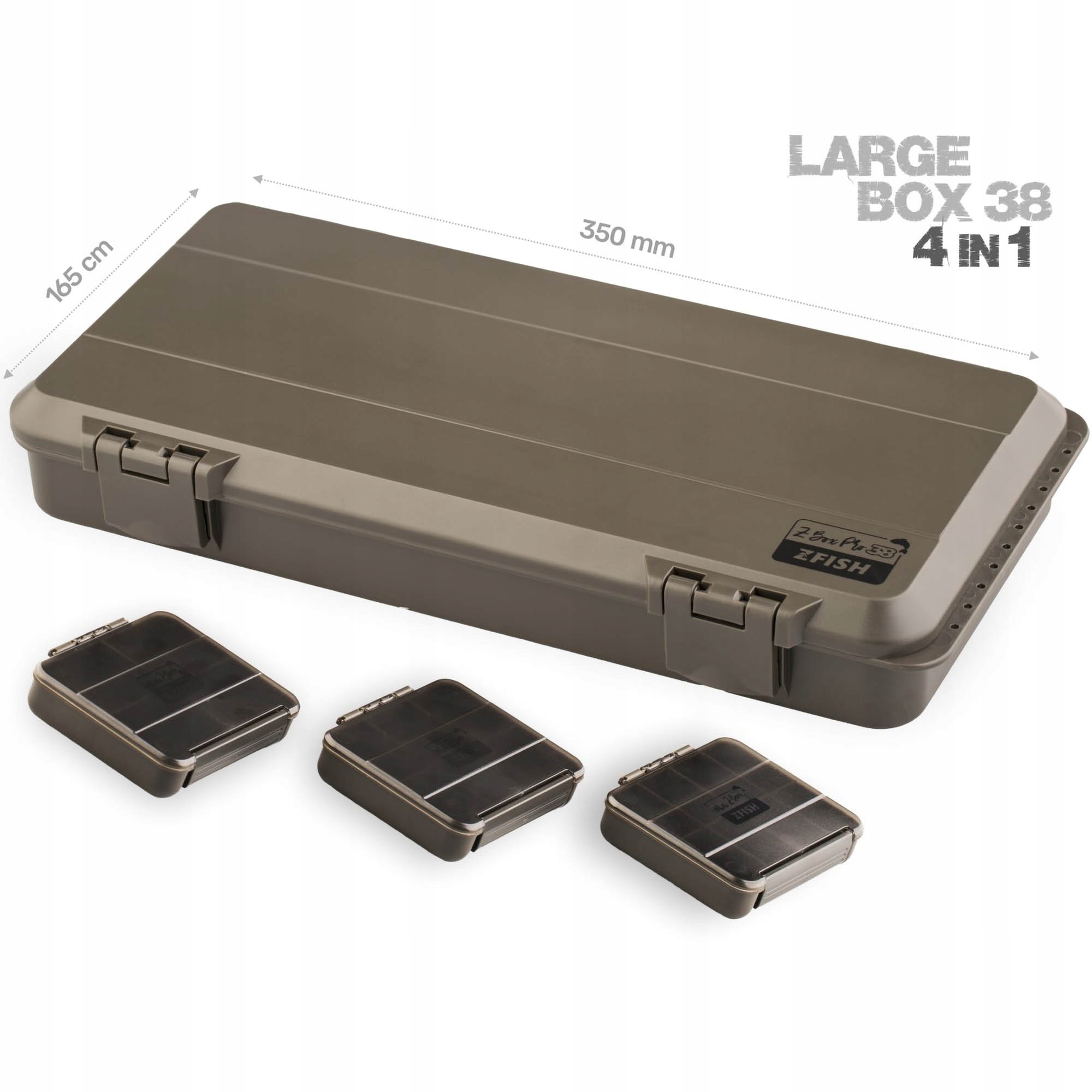 Krabička Organizér na příslušenství Zfish Z-Box Pro 38 4v1