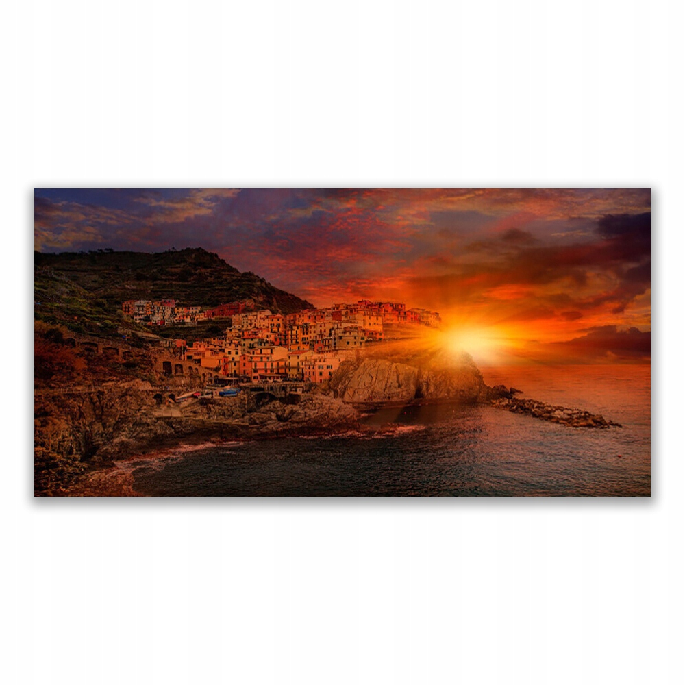 

Fotoobraz nowoczesny 120x60 Morze Miasto Krajobraz