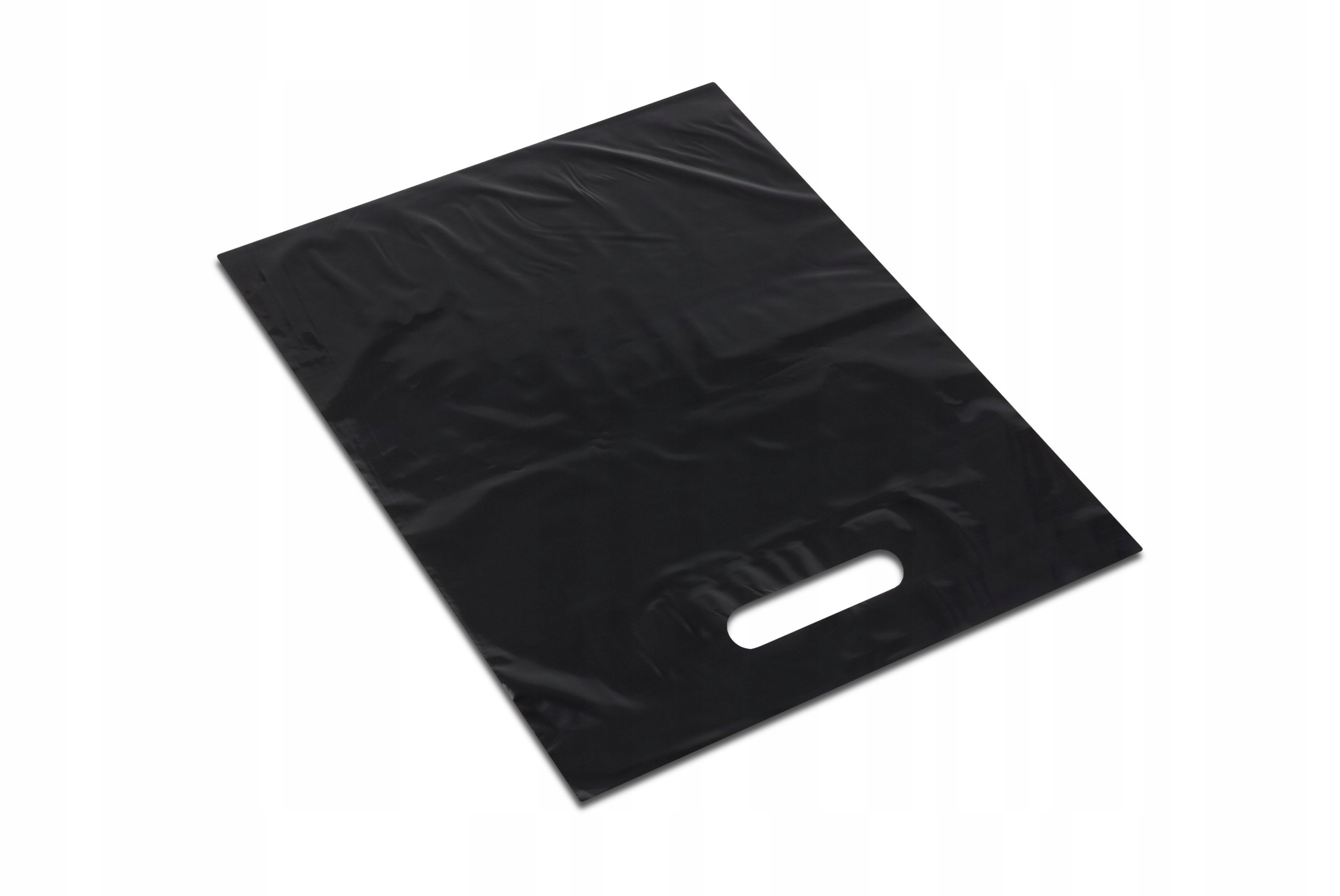 TORBY REKLAMOWE Z RĄCZKĄ CZARNE 30x40 0,06 100 szt Marka Grala