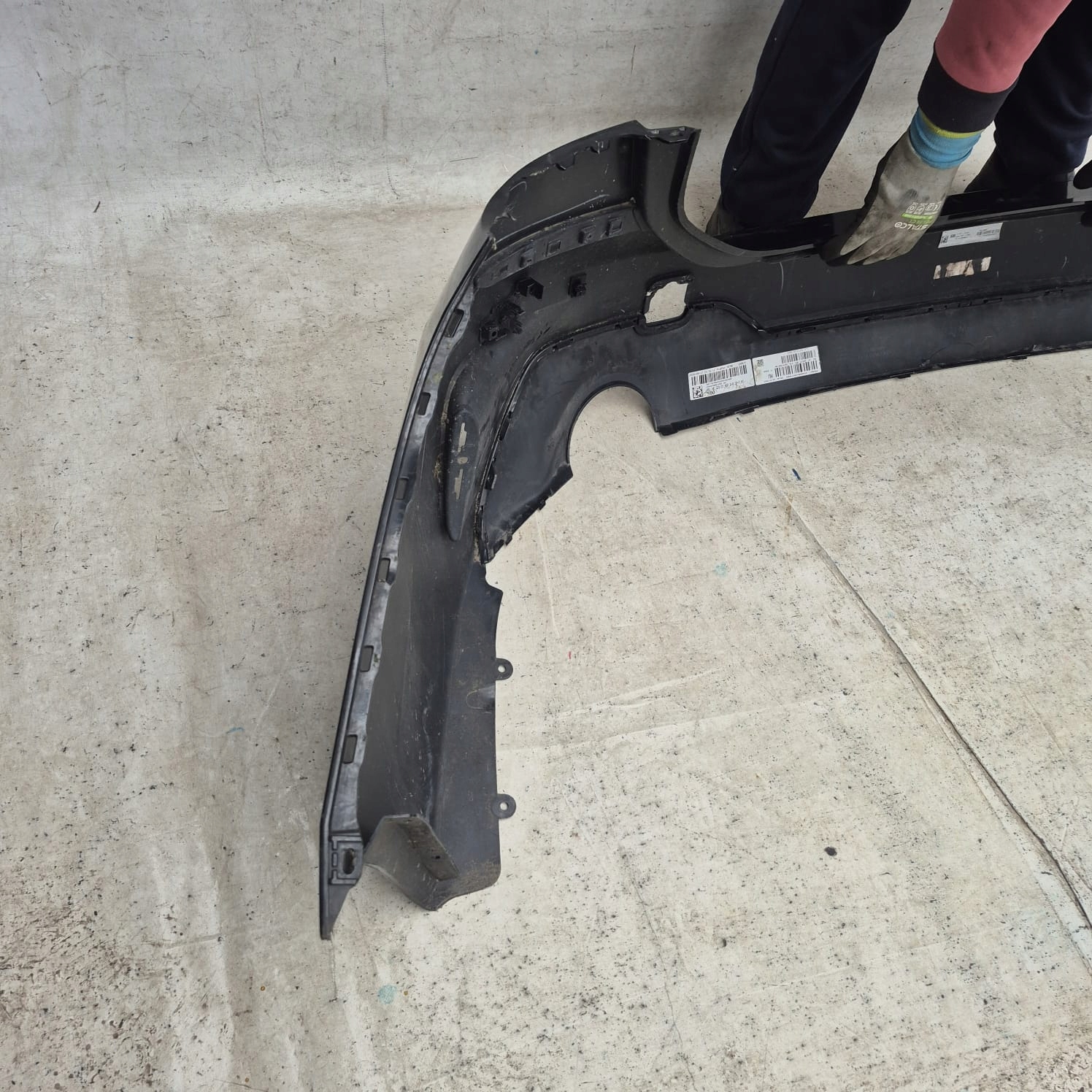 BMW 3 G21 KOMBI m-packet 18-22 bumper rear part rear PDC