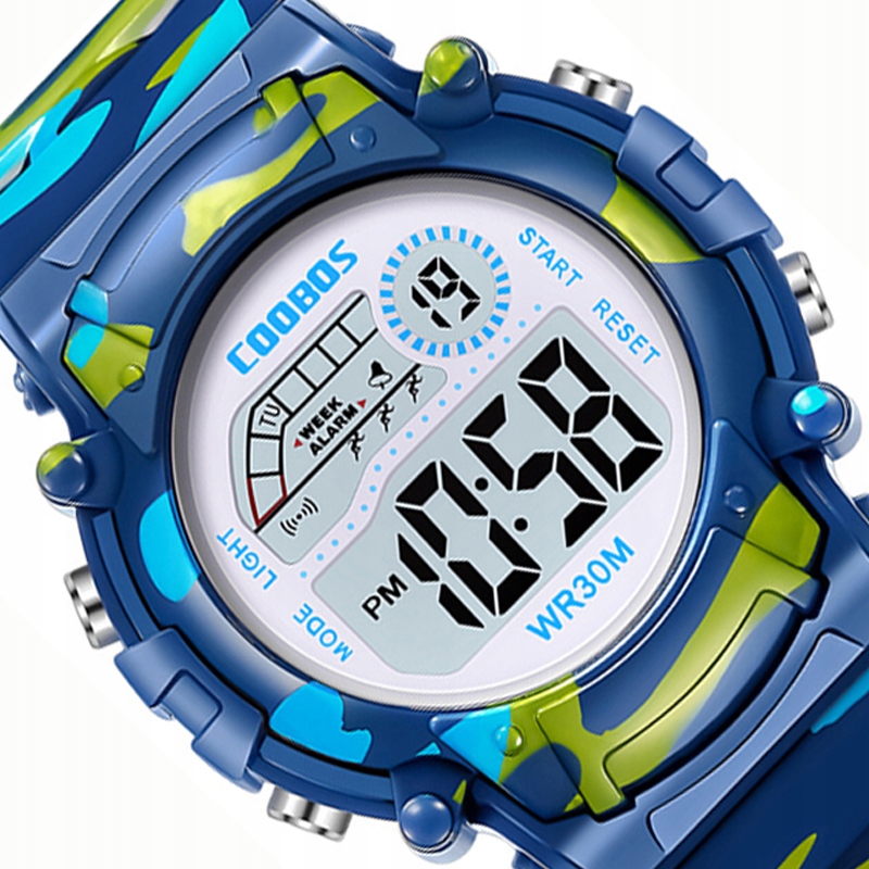 ZEGAREK DZIECIĘCY ELEKTRONICZNY DLA CHŁOPCA LED Marka Inna marka