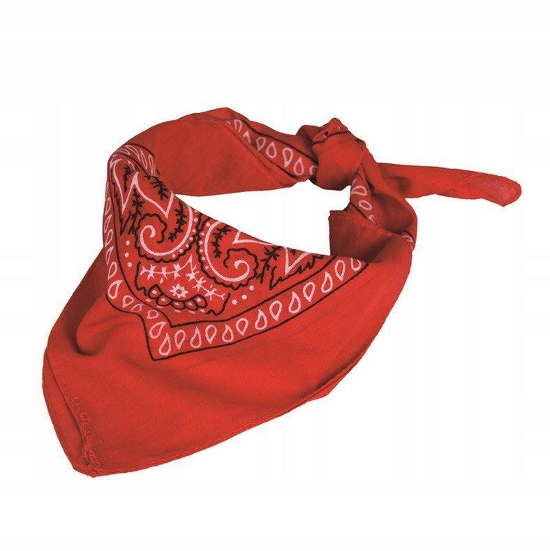 

Chusta na twarz Bandana Bandamka Western Czerwona