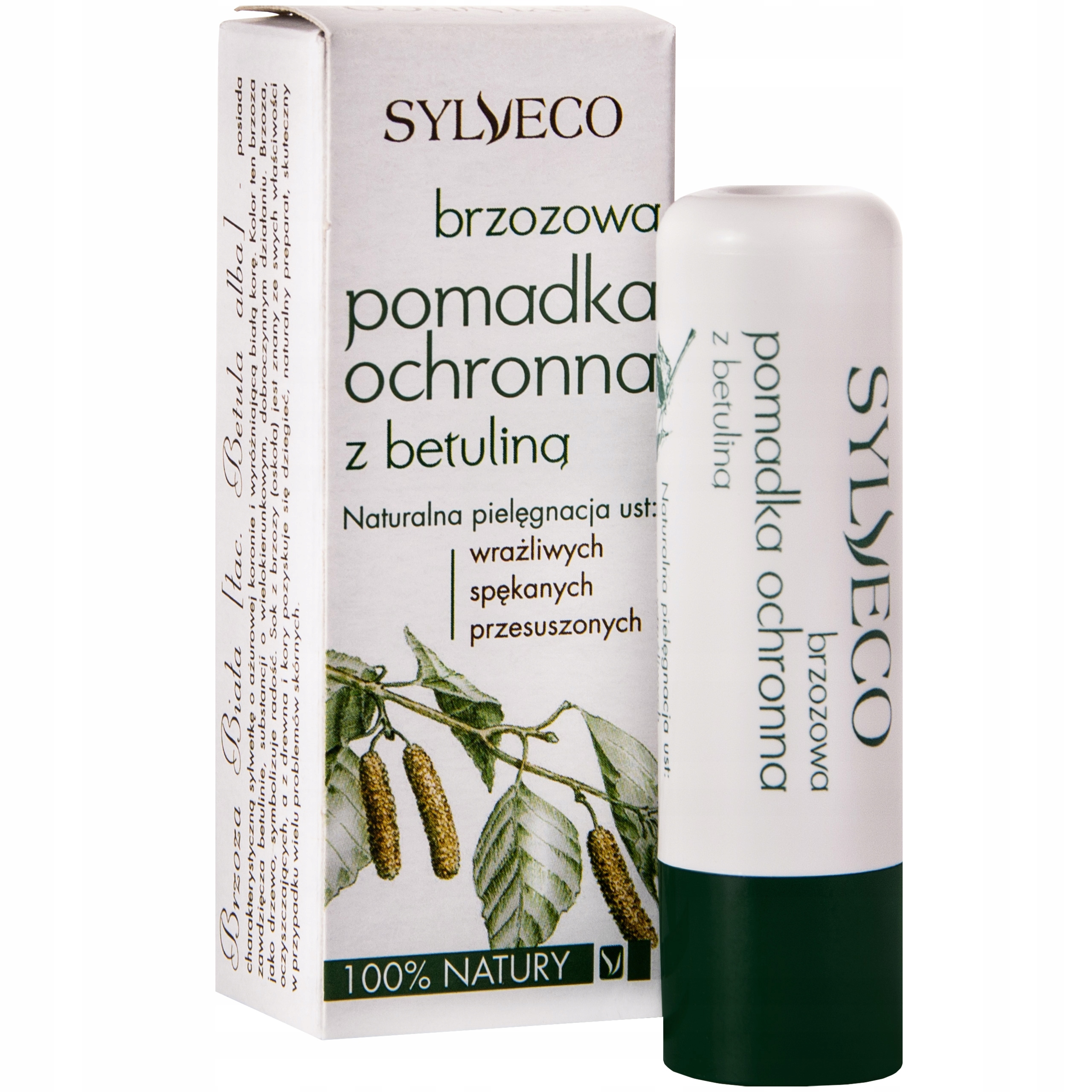 

Sylveco Brzozowa pomadka ochronna do ust 4,6g