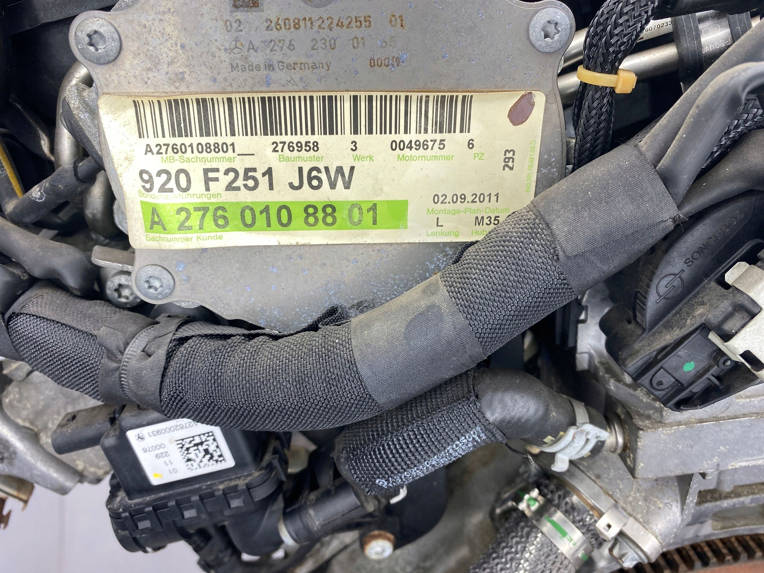 Mercedes R350 CGI 4-matic W251 M276 3,5 276958 engine complete 276.958