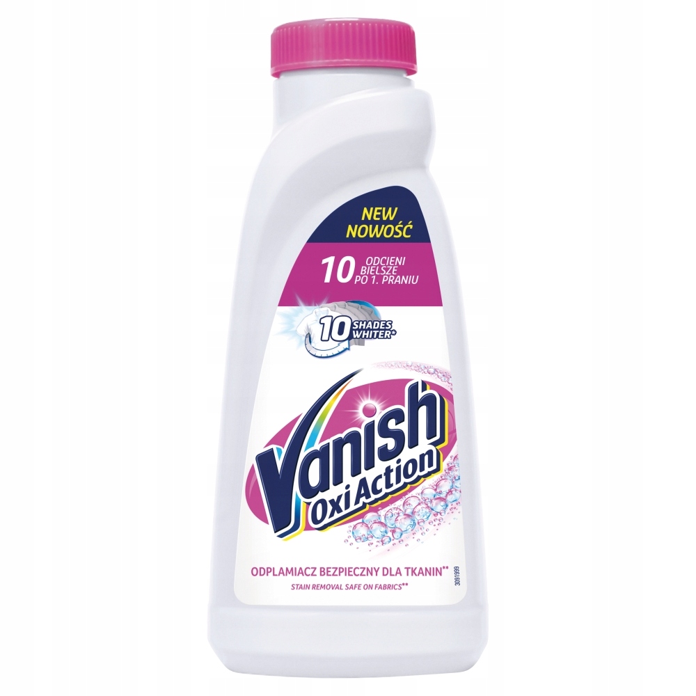 

Vanish odplamiacz białych tkanin w płynie 500ml