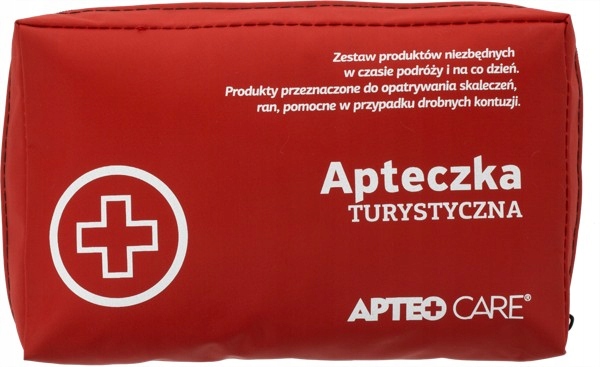 

Podręczna Apteczka Turystyczna Apteo Care Czerwona