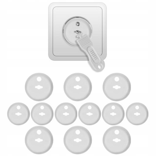 

12x Blokada Zaślepki Gniazdek Kontaktów Z Bolcem