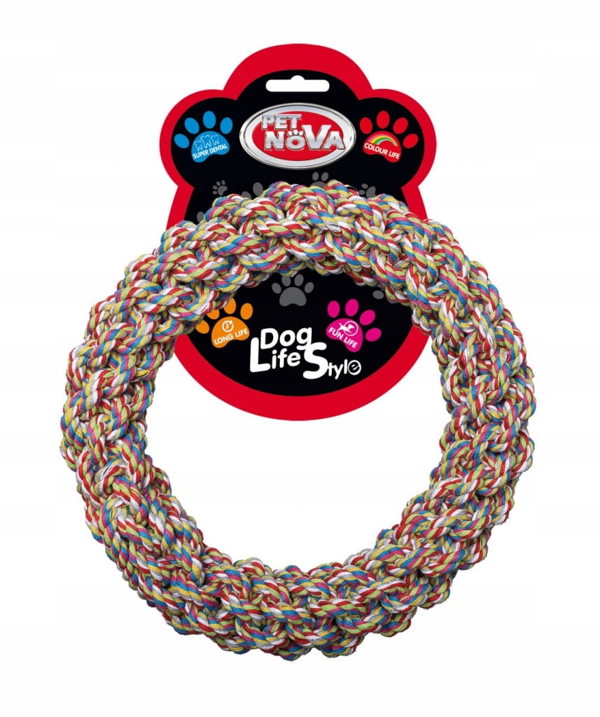 

Pet Nova zabawka Ringo plecione ze sznurka 25cm