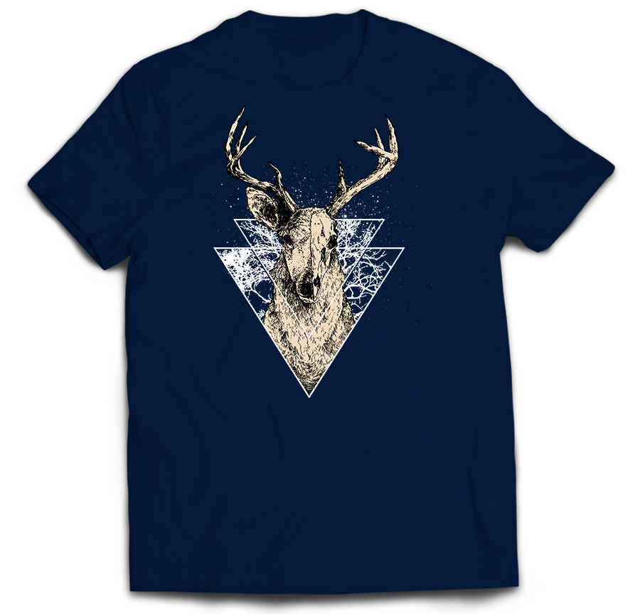 

T-shirt Rebel Deer Jeleń zwierzę Poroże XL