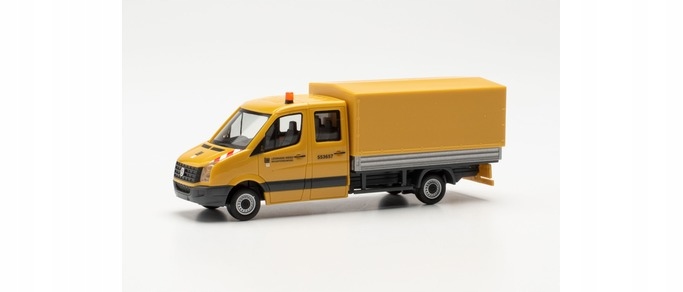 Herpa 950459 Vw Crafter Doppelkabine Leonhard Weiss
