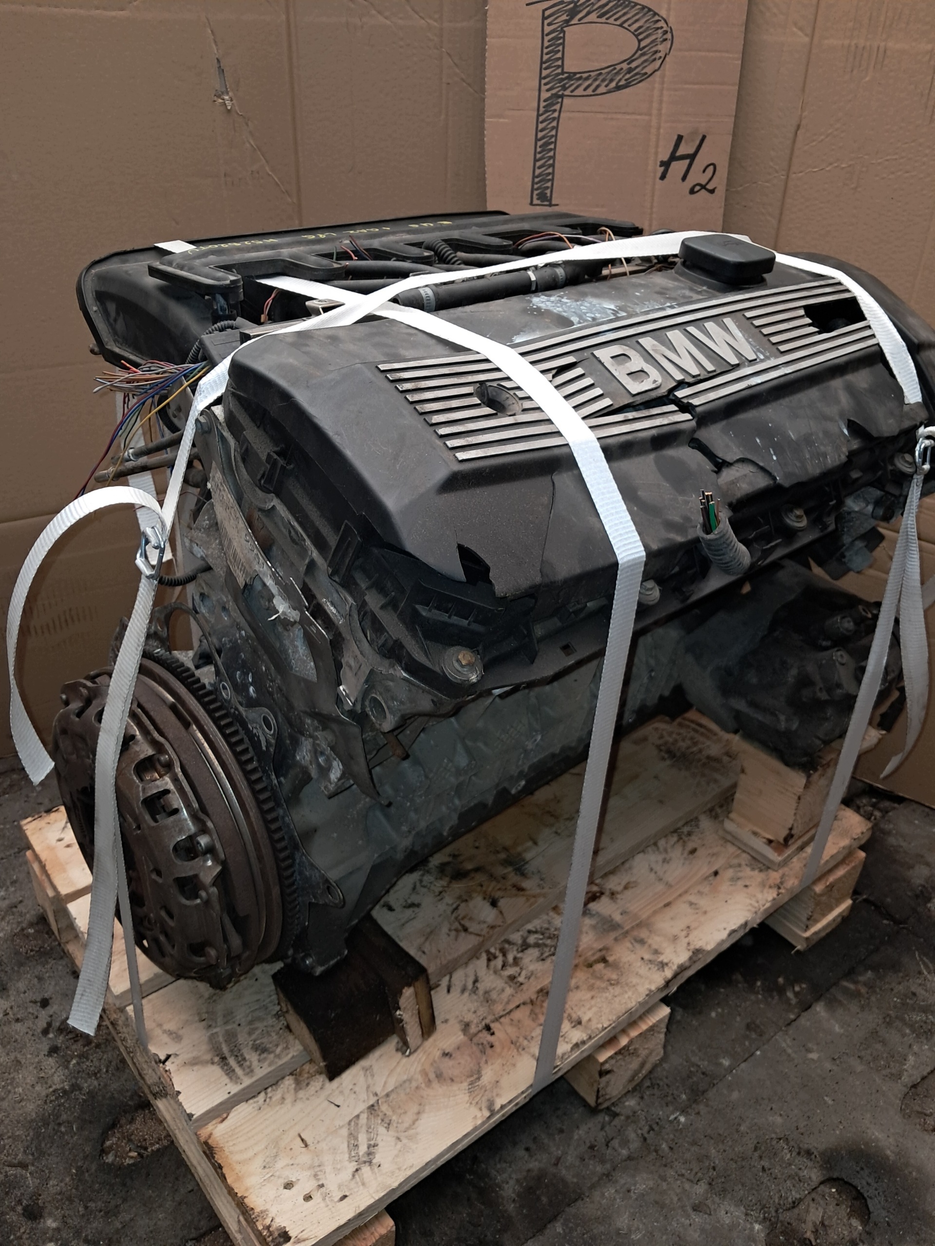engine 2.0 24V M52B20TU pillar Z KOLEKTOREM BMW E46 PEWNIAK
