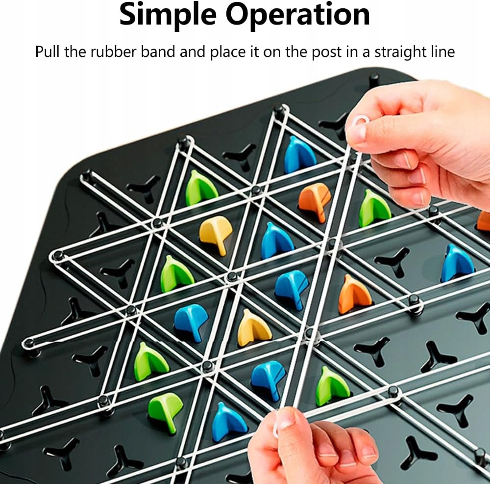 BITWA WIELOOSOBOWA DESKTOP BOARD TRIANGLE CHESS INTERACTIVE PEGBOARD GAMES Kod producenta Family interactive board game