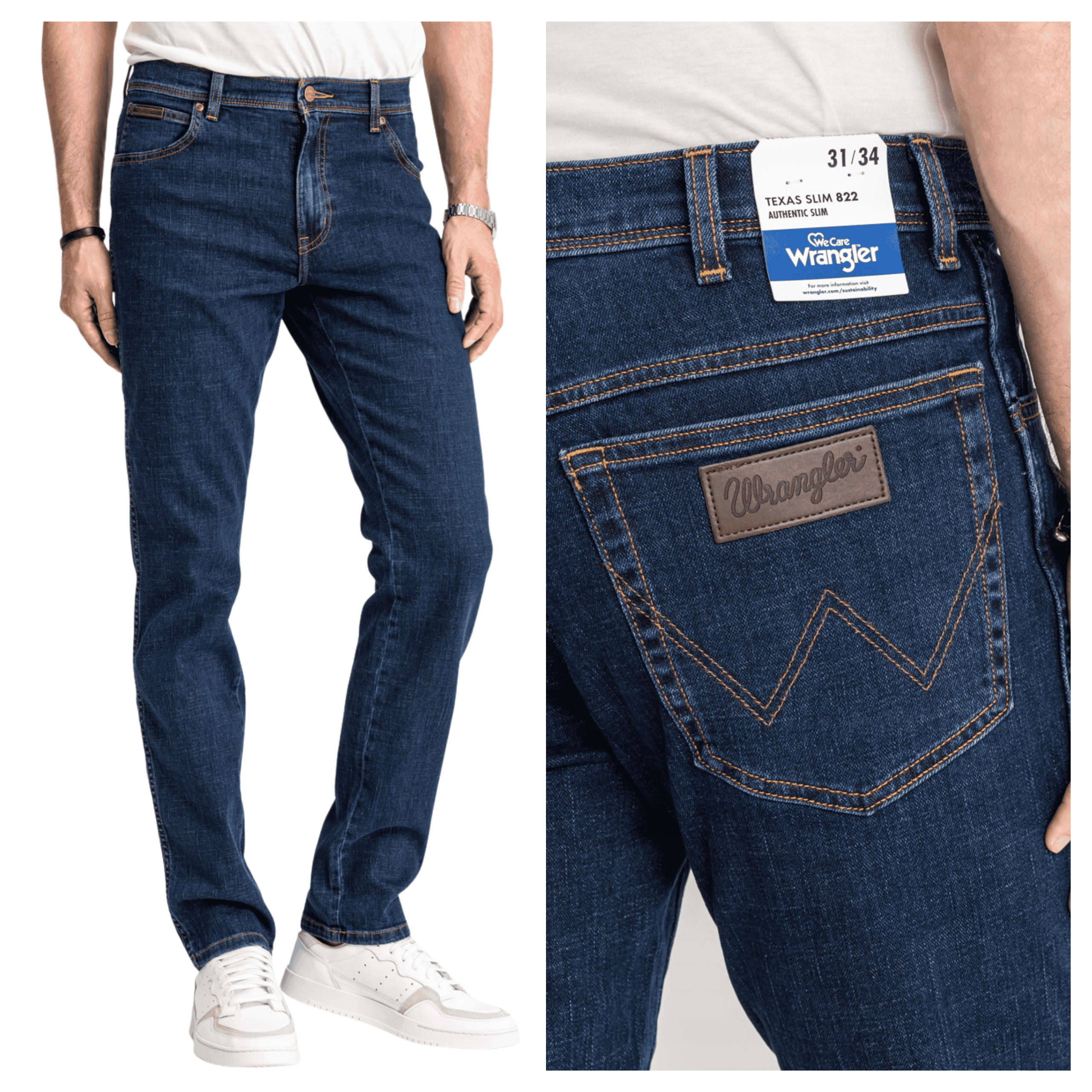 Wrangler Texas Slim Pánské džíny se zúženými nohavicemi Cross Game W31 L30