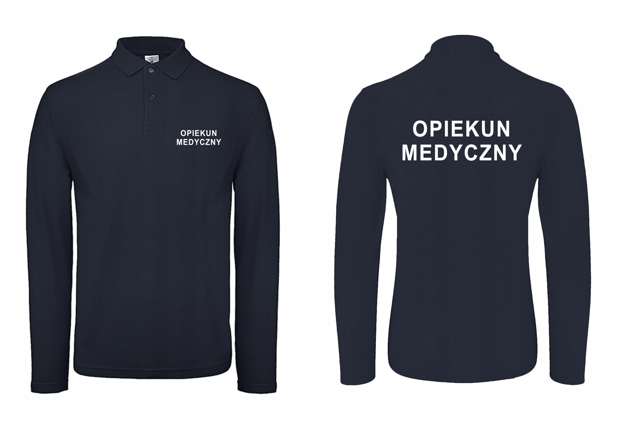 

Polo long Opiekun Medyczny Haft Azsms