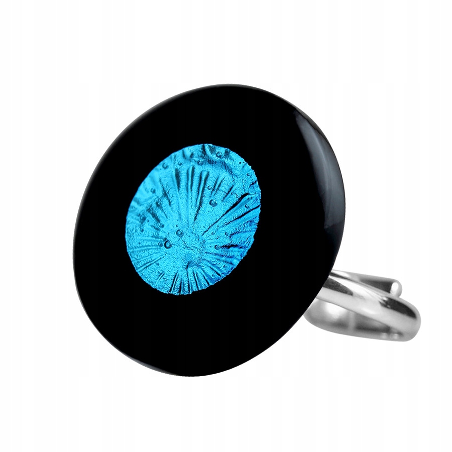 Prstýnek Harf černý dámský univerzální kroužek