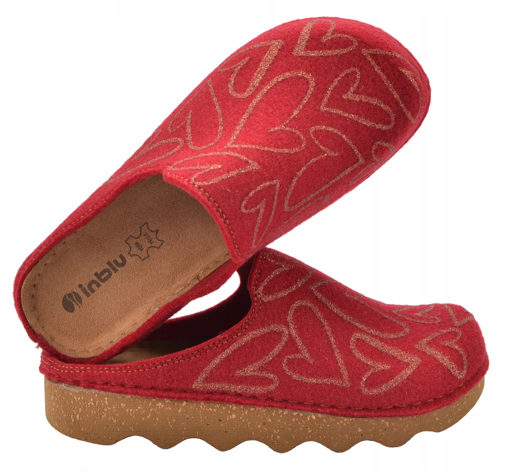 

Inblu Kapcie Filcowe Klapki Damskie Eco DK07 39