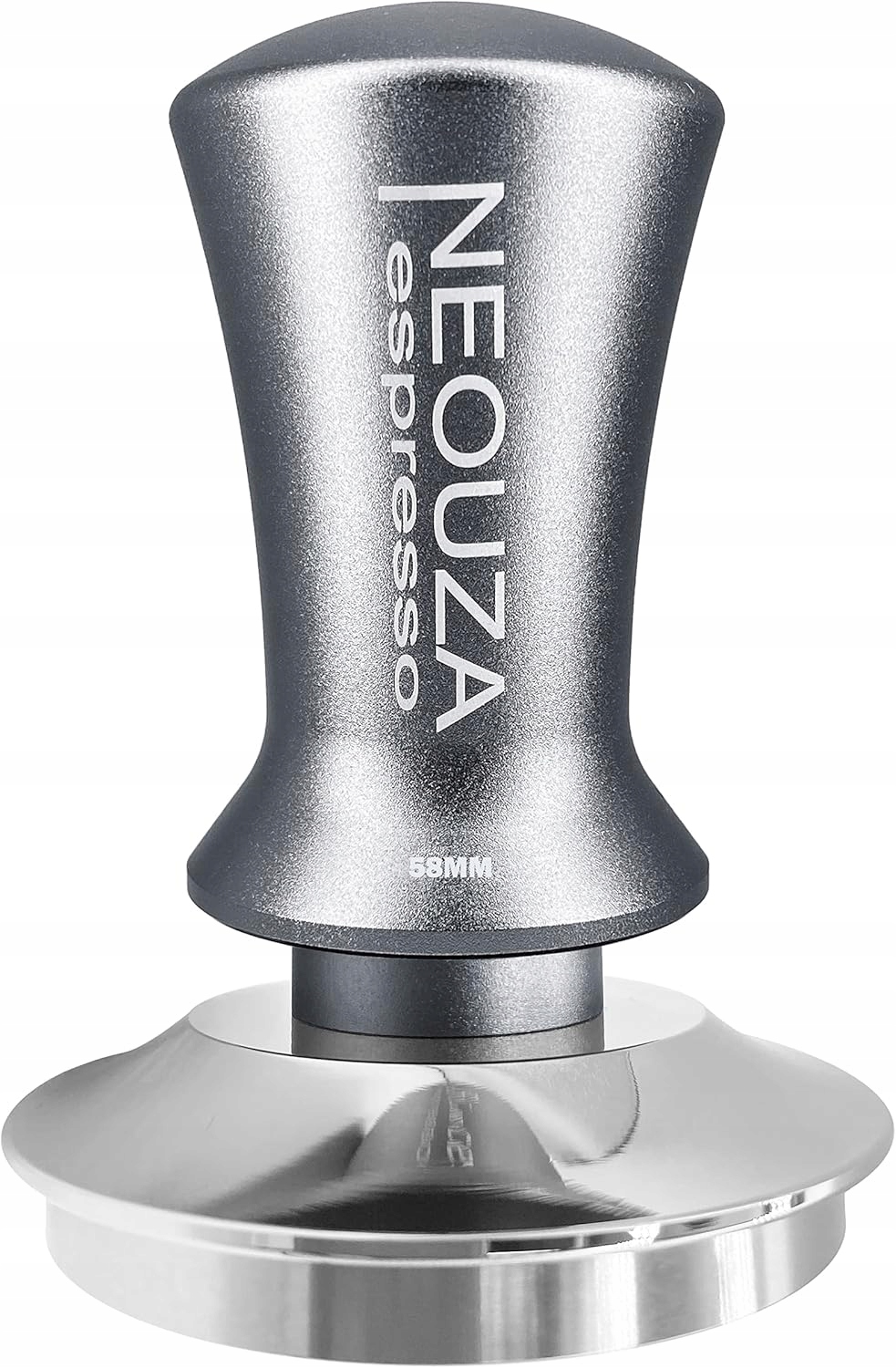 Levně Tamper na kávu 58 mm pružinový z nerezové oceli espresso Neouza