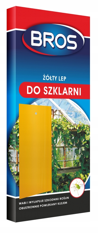 

Bros Żółty Lep Do Szklarni Na Szkodniki 10 Szt.