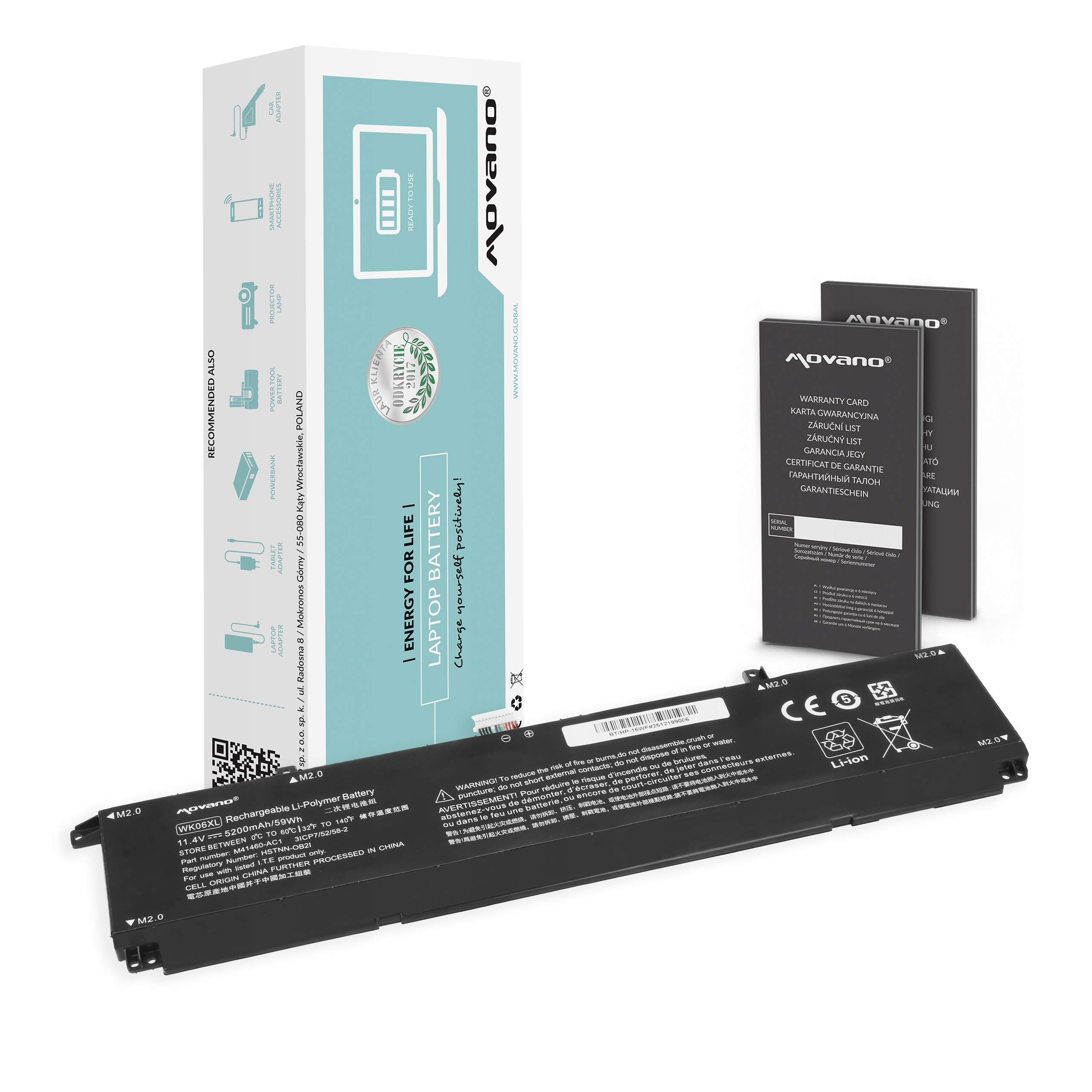 Bateria Movano do Hp Omen 16 17, Victus 16