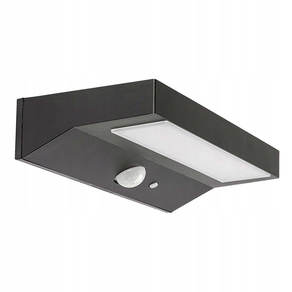 Moderní solární fasádní lampa se senzorem
