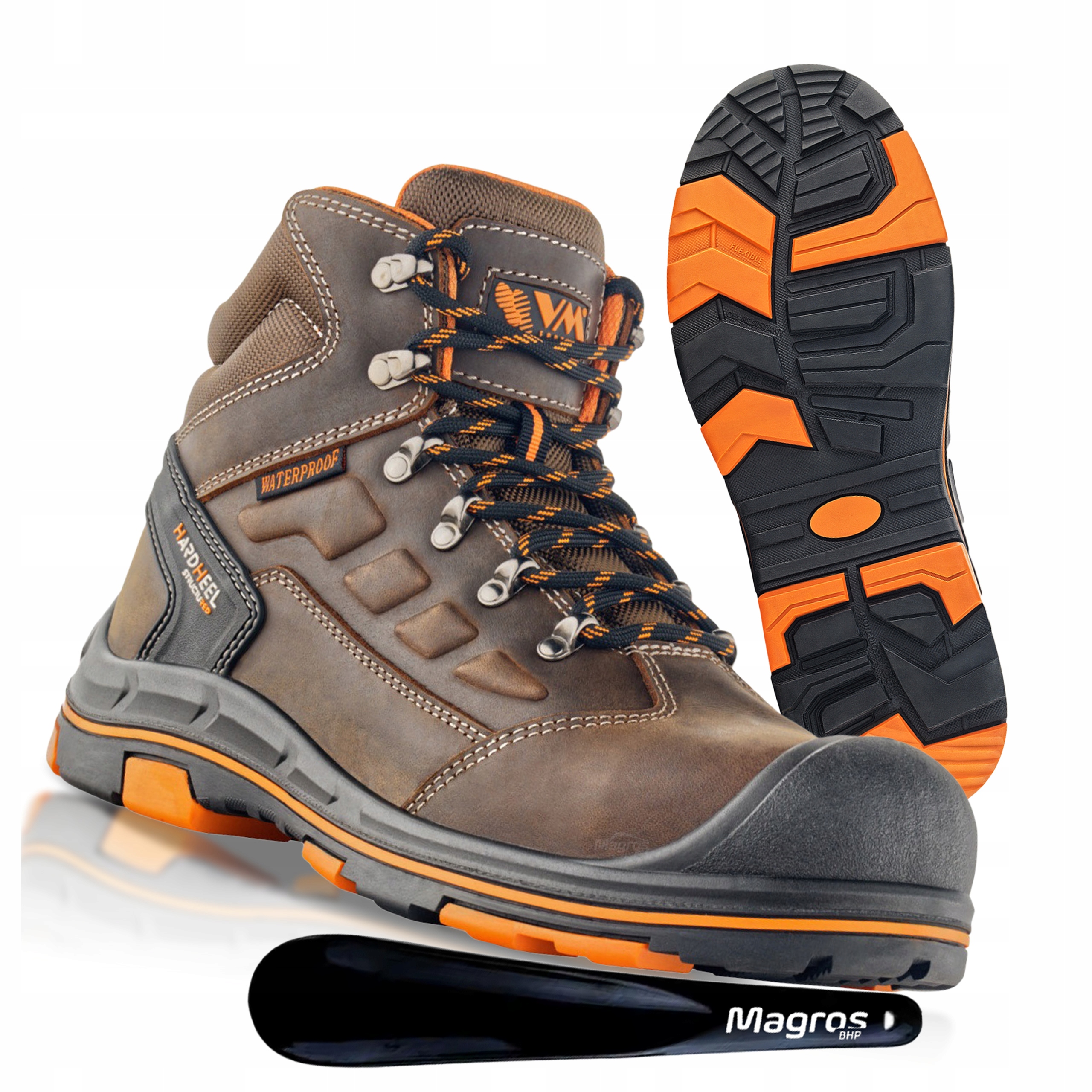 Buty Robocze Trzewiki Bez Noska Wodoodporne z Membraną VM Stuttgart Esd Hro