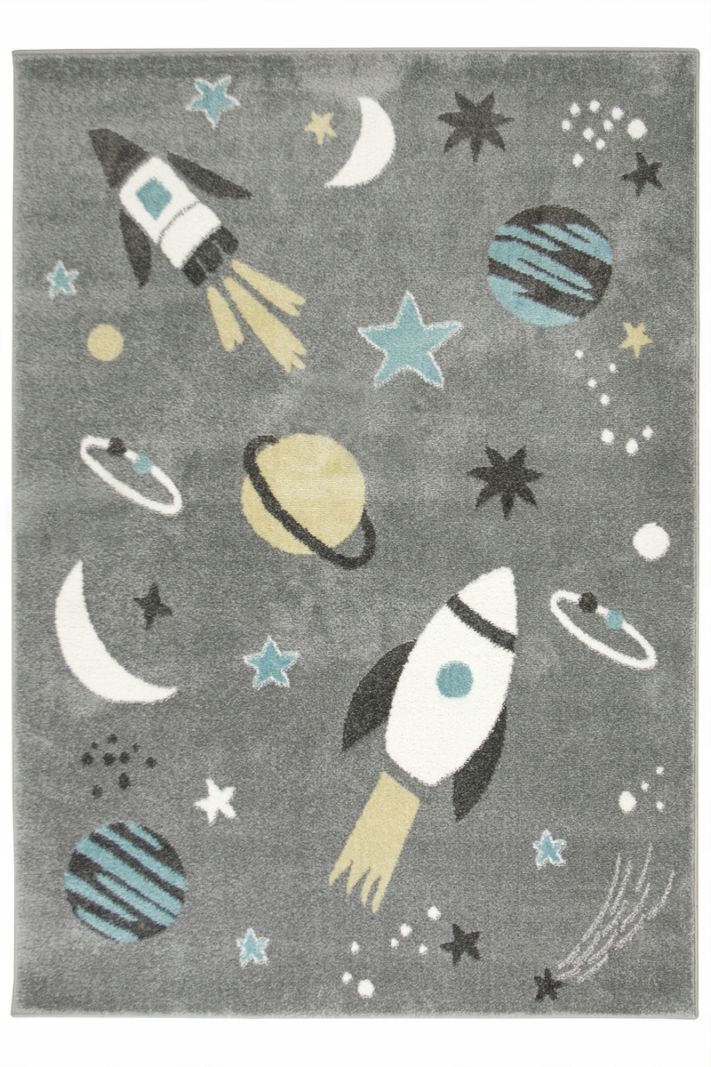 

200x290 cm Dywan Dziecięcy Kosmos Rakiety Planety